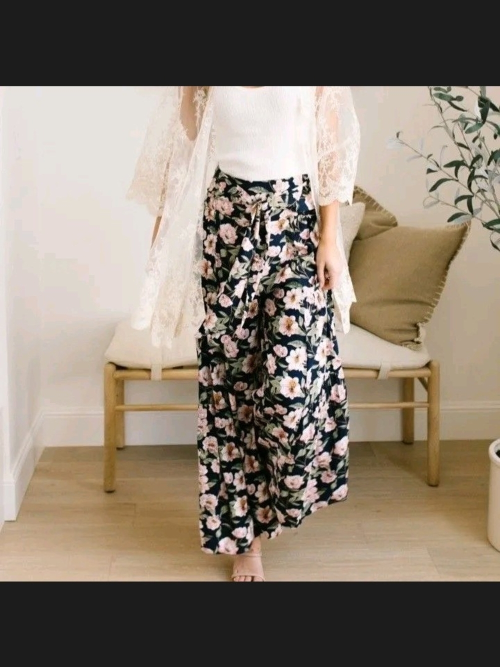 Jodifl Floral Wide-Leg Palazzo Pants